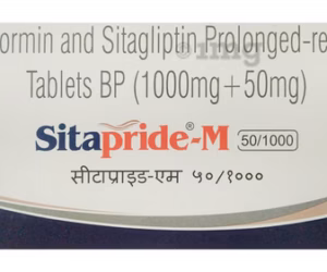 SITAPRIDE M 50/1000MG TAB  1,S