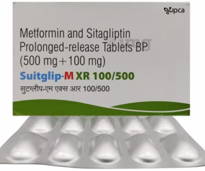 SUITGLIP M XR 100/500MG TAB  1,S