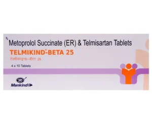 TELMILINE BETA 25MG TAB  1,S