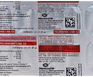 TELMIRIDE LNB 50MG TAB  1,S