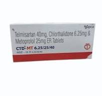 CTD MT 6.25/25/40MG TAB  1,S