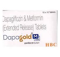 DAPA GOLD M 10/500MG TAB  1,S