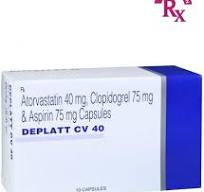 DEPLATT-CV 40MG TAB  1,S