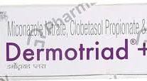 DERMOTRIAD PLUS OINT.  10GM