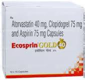 ECOSPRIN-GOLD-40MG TAB  1,S