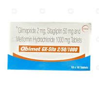 OBIMET GX SITA 2/50/1000MG TAB  1,S
