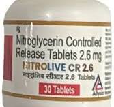 NITROLIVE CR 2.6MG TAB  30,S