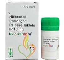 NICOSTAR OD 10MG TAB  1,S