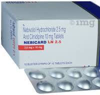 NEBICARD LN 2.5MG TAB  1,S