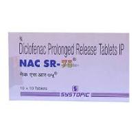 NAC-SR-75MG TAB  1*10