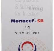 MONOCEF SB 1GM INJ  1 VIAL