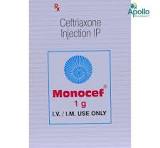 MONOCEF-1GM INJ  1VIAL