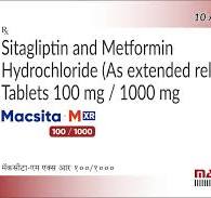 MACSITA M XR 100/1000MG TAB  1,S
