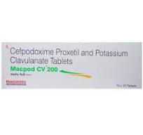 MACPOD-CV-200MG TAB  1,S