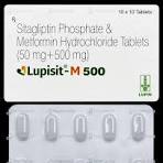 LUPISIT M 500MG TAB  1,S