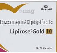 LIPIROSE GOLD 10MG CAP  1,S