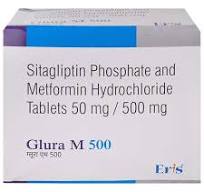 GLURA M 500MG TAB  1,S