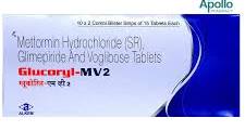 GLUCORYL MV2 TAB  15 TAB