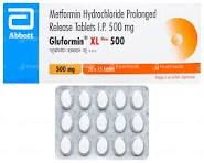 GLUFORMIN-XL-500 TAB  1*15