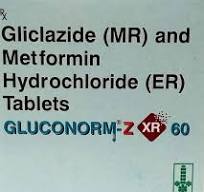 GLUCONORM-ZXR 60MG TAB  1,S