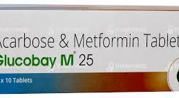GLUCOBAY-M 25 TAB  10 TAB
