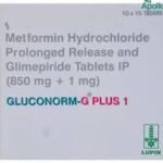 GLUCONORM-G PLUS 1MG TAB  1,S