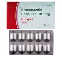 GLOSPOR 100MG CAP  1,S