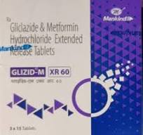 GLIZID M XR 60MG TAB  1,S