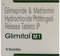 GLIMITAL M 1MG TAB  1,S