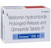 GEMER DS 4MG TAB  1,S