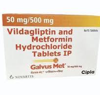 GALVUSMET 50/500MG TAB  1,S