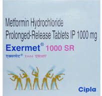 EXERMET SR 1000MG TAB  1,S