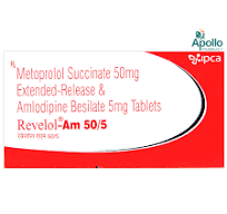 REVELOL-AM 50/5MG TAB  1,S