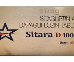 SITARA D 100/10MG TAB  1,S