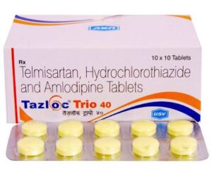 TAZLOC TRIO 40MG   TAB  1,S