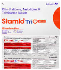 STAMLO TRIO 40/12.5MG TAB  1,S