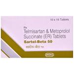 SARTEL BETA 50MG TAB  1,S