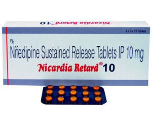 NICARDIA RETARD 10MG TAB  1,S