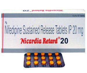 NICARDIA RETARD 20MG TAB  1,S