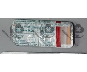 ETIZORAM 0.25 TAB  10 TAB