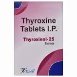 THYROXINOL 25MG TAB 100,S