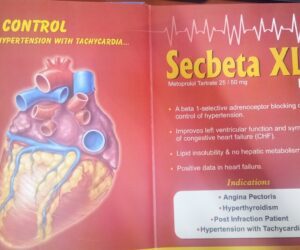 SECBETA XL 25MG TAB  1,S