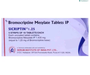 SICRIPTIN 1.25 TAB  10 TAB