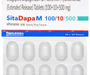 SITADAPA M 100/10/500MG TAB  1,S