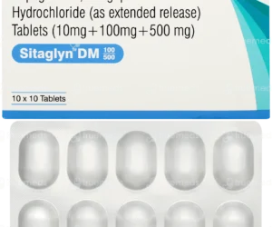 SITAGLYN DM 100/10/500MG TAB  1,S