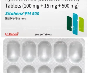 SITAHENZ PM 500MG TAB  1,S