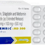 SITALEMBIC MD 500MG TAB  1,S