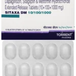 SITAXA DM 10/100/500MG TAB  1,S