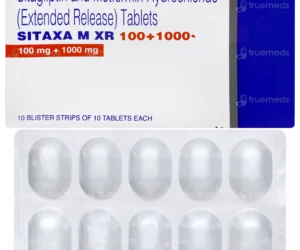 SITAXA M XR 100/1000MG TAB  1,S