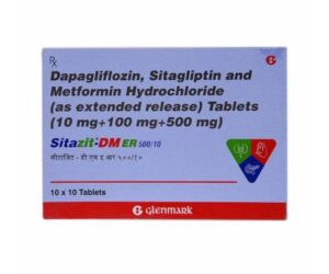 SITAZIT DM ER 500/10/100MG TAB  1,S